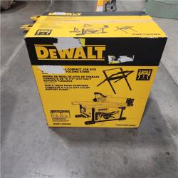 NEW-  DEWALT 15 Amp Corded 8-1/4 in. Compact Jobsite Tablesaw with Compact Table Saw Stand