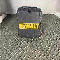 HOUSTON LOCATION - AS-IS DEWALT 165 Ft. Red Self-Leveling Cross-Line and Plumb Spot Laser Level with (3) AAA Batteries & Case