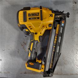 HOUSTON LOCATION - AS-IS (APPEARS LIKE NEW) DeWalt 20V 16 Gauge Cordless Angled Finish Nailer Kit W/ 2Ah Battery