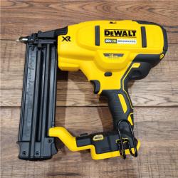 AS-IS DeWalt 20V MAX XR Lithium-Ion Electric Cordless 18-Gauge Brad Nailer (Tool Only)