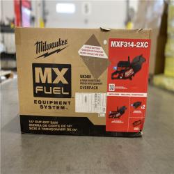 NEW! Milwaukee MXF314-2XC MX FUEL Lithium-Ion 14 Brushless Cordless Cut-Off Saw Kit W/ Two Batteries