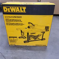 AS-IS 15 Amp Corded 8-1/4 in. Compact Portable Jobsite Tablesaw (Stand Not Included)