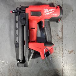 HOUSTON LOCATION - AS-IS Milwaukee Tool Cordless Finish Nail Gun 18 V 3020-20 (TOOL ONLY)