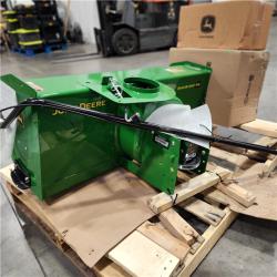 Dallas Location - As-Is John Deere 44 in. Two-Stage Snow Blower Attachment for 100 Series Tractors-Appears Like New Condition