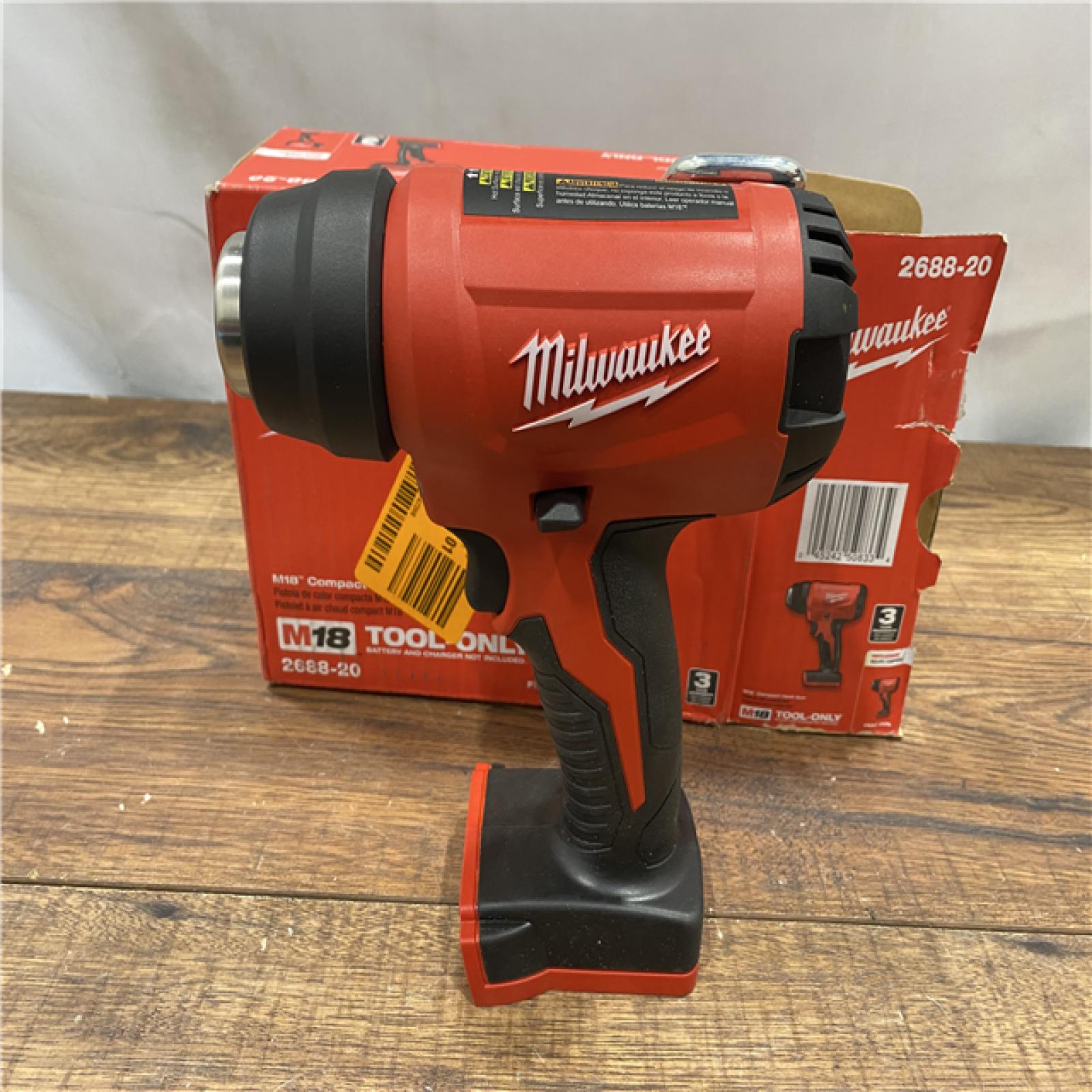 AS IS Milwaukee M18 18 Volt Compact Heat Gun