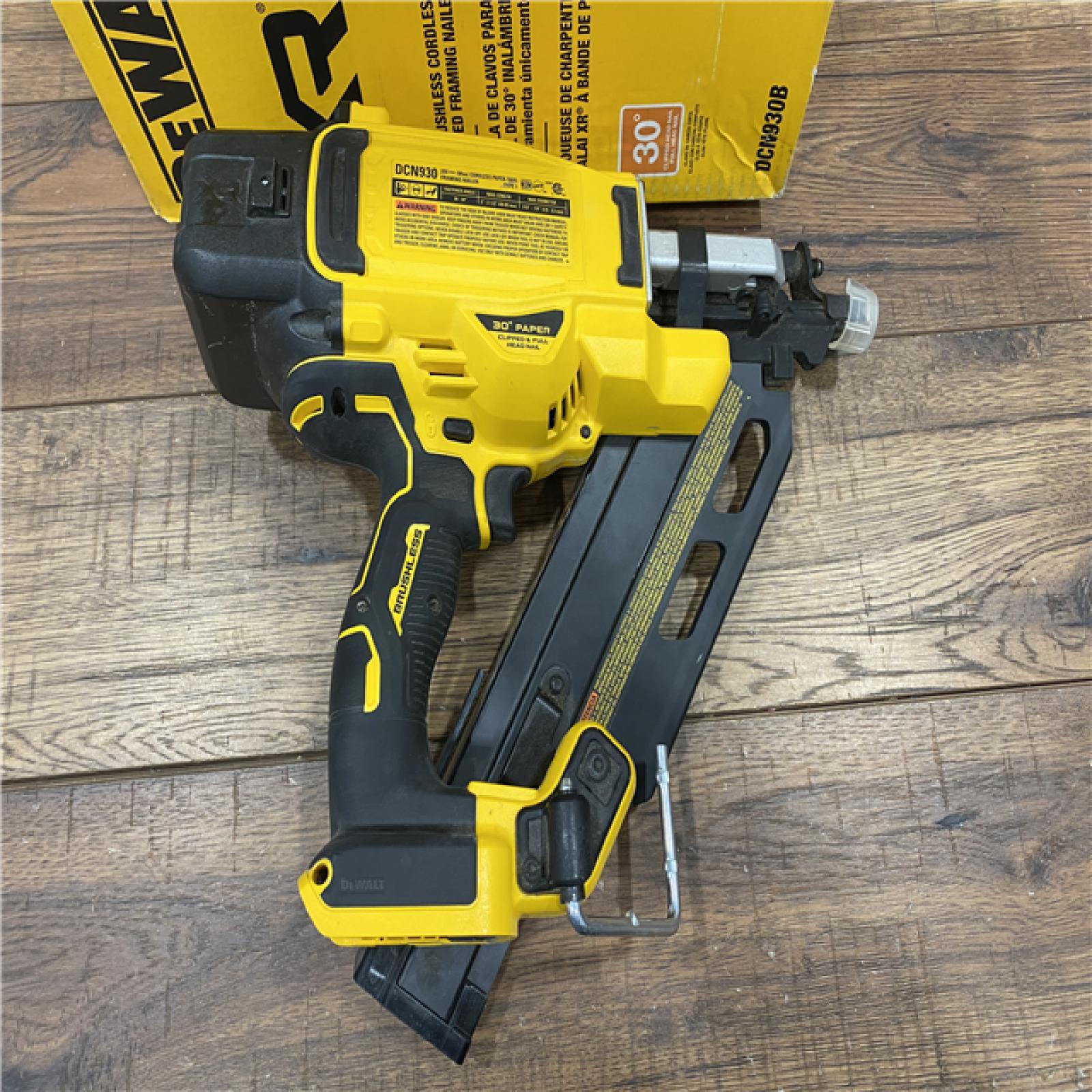 AS IS DEWALT 20-Volt 30Â° Cordless Framing Nailer (Tool-Only)