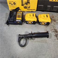 HOUSTON LOCATION - AS-IS (APPEARS LIKE NEW) Dewalt 20-Volt MAX XR Lithium-Ion Cordless Premium Brushless Hammer Drill with (2) Batteries 5.0Ah, Charger and Hard Case