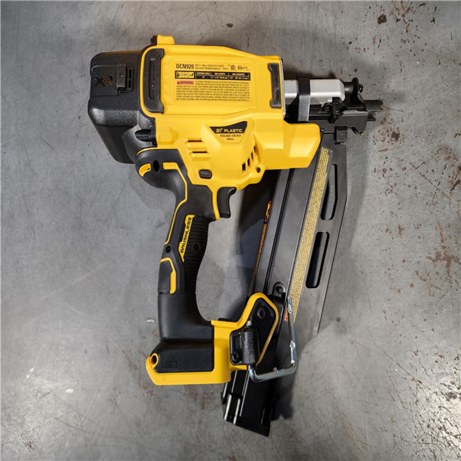 HOUSTON LOCATION - AS-IS DEWALT 20-Volt 21Â° Cordless Framing Nailer (Tool-Only)