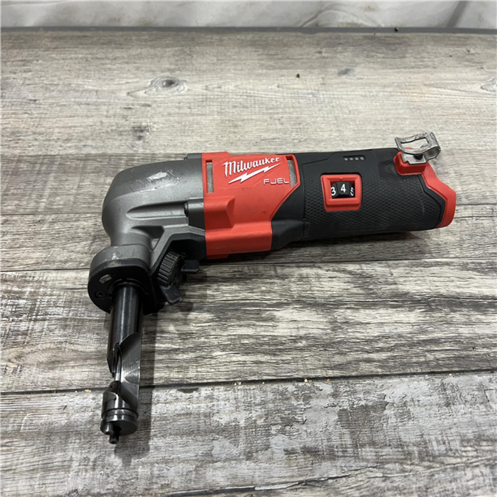 AS-IS Milwaukee M12 FUEL Brushless Cordless 16 Gauge Variable Speed Nibbler (Tool Only)