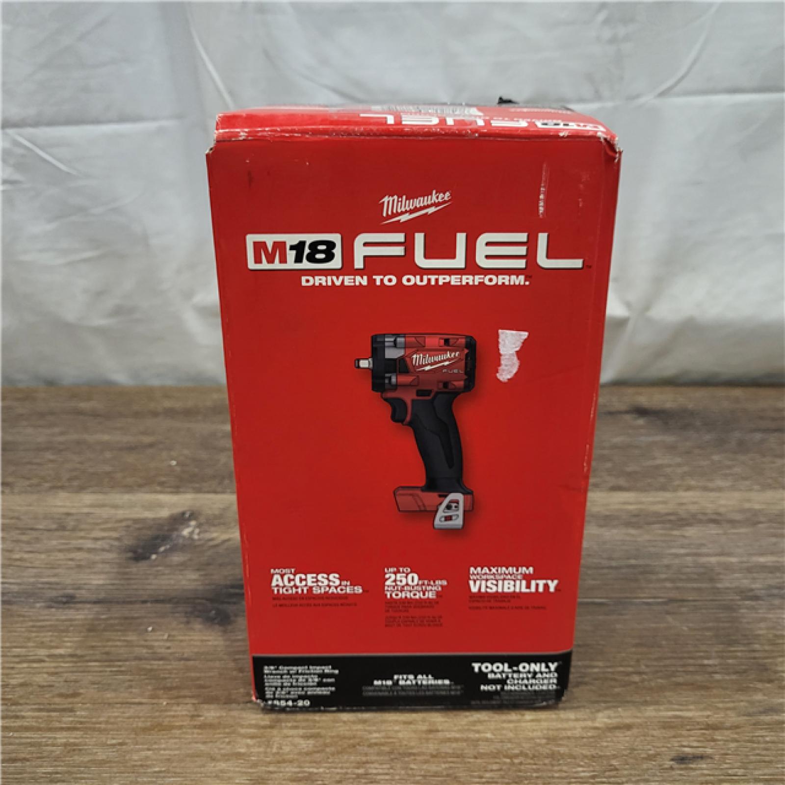 AS-IS Milwaukee M18 FUEL Brushless Cordless 3/8 in. Compact Impact Wrench (Tool Only)