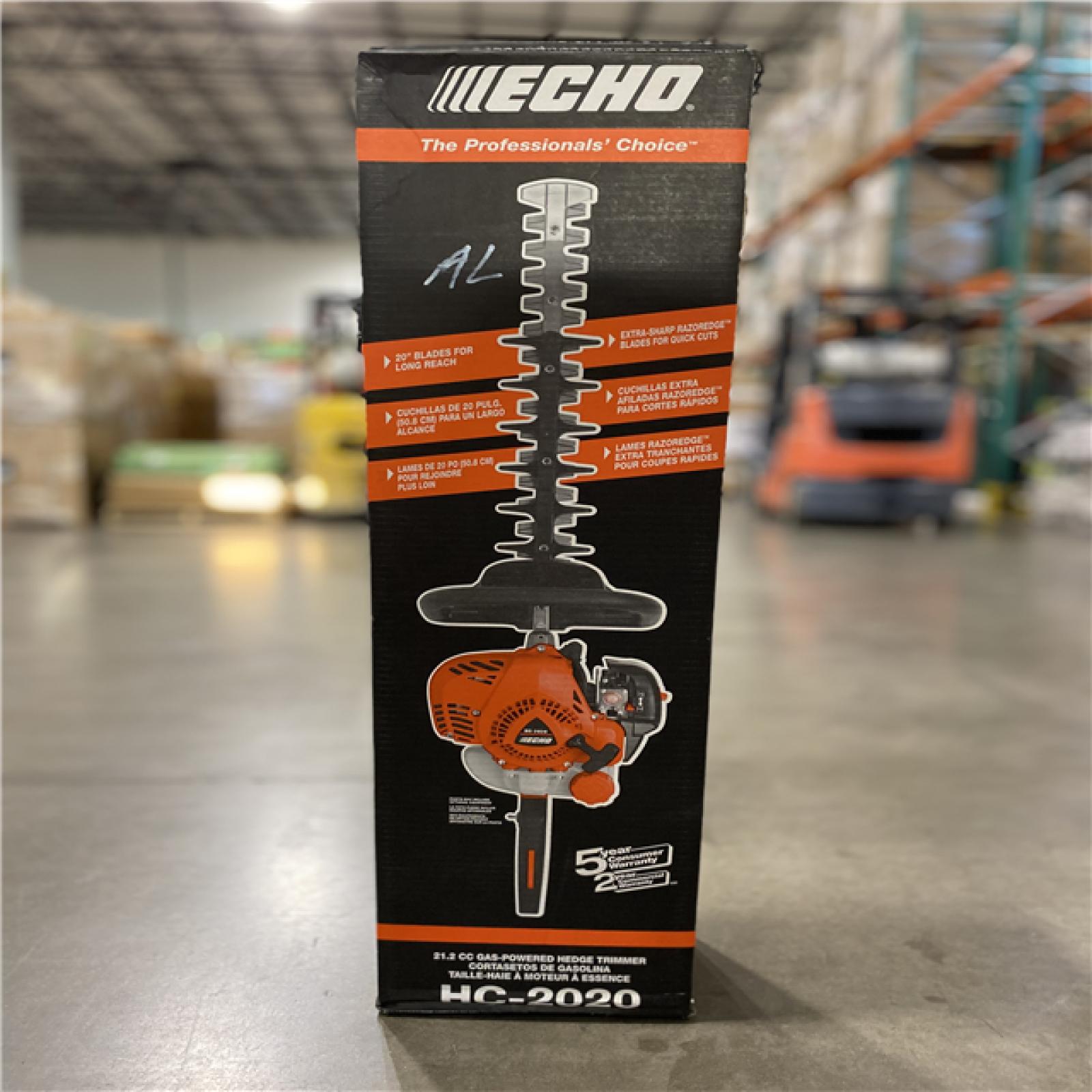 NEW! - ECHO 20 in. 21.2 cc Gas 2-Stroke Hedge Trimmer