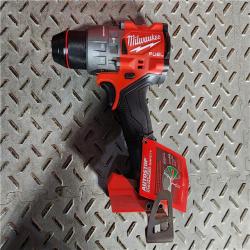 HOUSTON LOCATION - AS-IS (APPEARS LIKE NEW) Milwaukee 2904-22 Hammer Drill Driver Kit with Batteries  Charger & Tool Case  Red