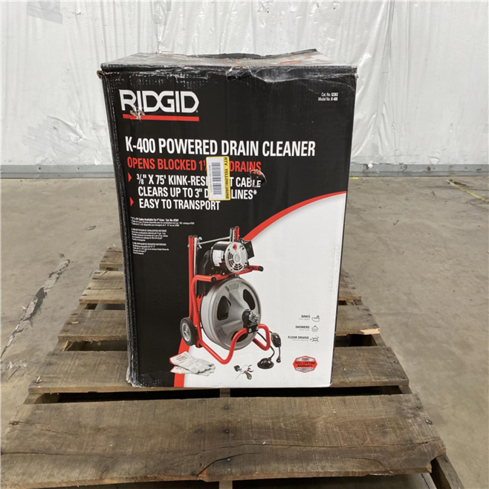 Houston Location - AS-IS Ridgid K-400 Drain Snake