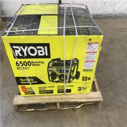 Houston Location - AS-IS Ryobi Gas Powered Generator 6,500 Running Watts 8,125 Starting Watts