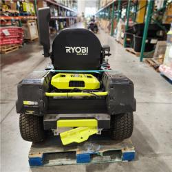 Dallas Location - As-Is RYOBI 80V HP Brushless 42 in Riding Mower (2) 80V Batteries and Charger