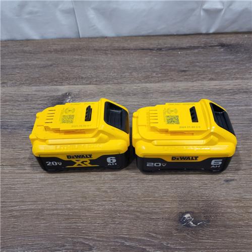 AS-IS DEWALT DCB206-2 6.0Ah 20V MAX Battery (2 Pack)