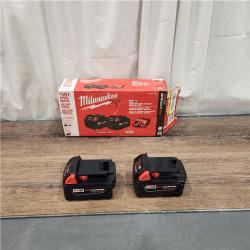 AS IS M18 18-Volt Lithium-Ion XC Starter Kit with Two 5.0Ah Batteries and Charger