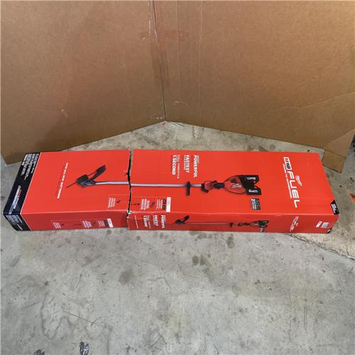 HOUSTON LOCATION - AS-IS M18 FUEL 18V Brushless Cordless 17 in. Dual Battery Straight Shaft String Trimmer with (2) 8.0 Ah Batteries and Charger