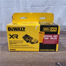 AS-IS DEWALT 20-Volt Maximum XR 5.0 Ah Battery Pack and Charger