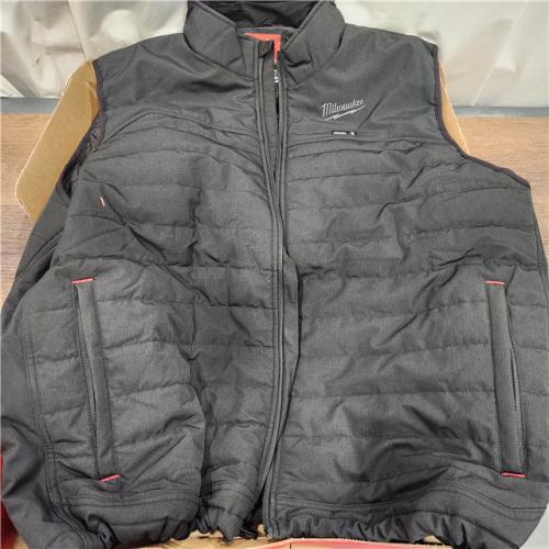 AS-IS Heated Vest,Polyester,Zipper,Men,2XL