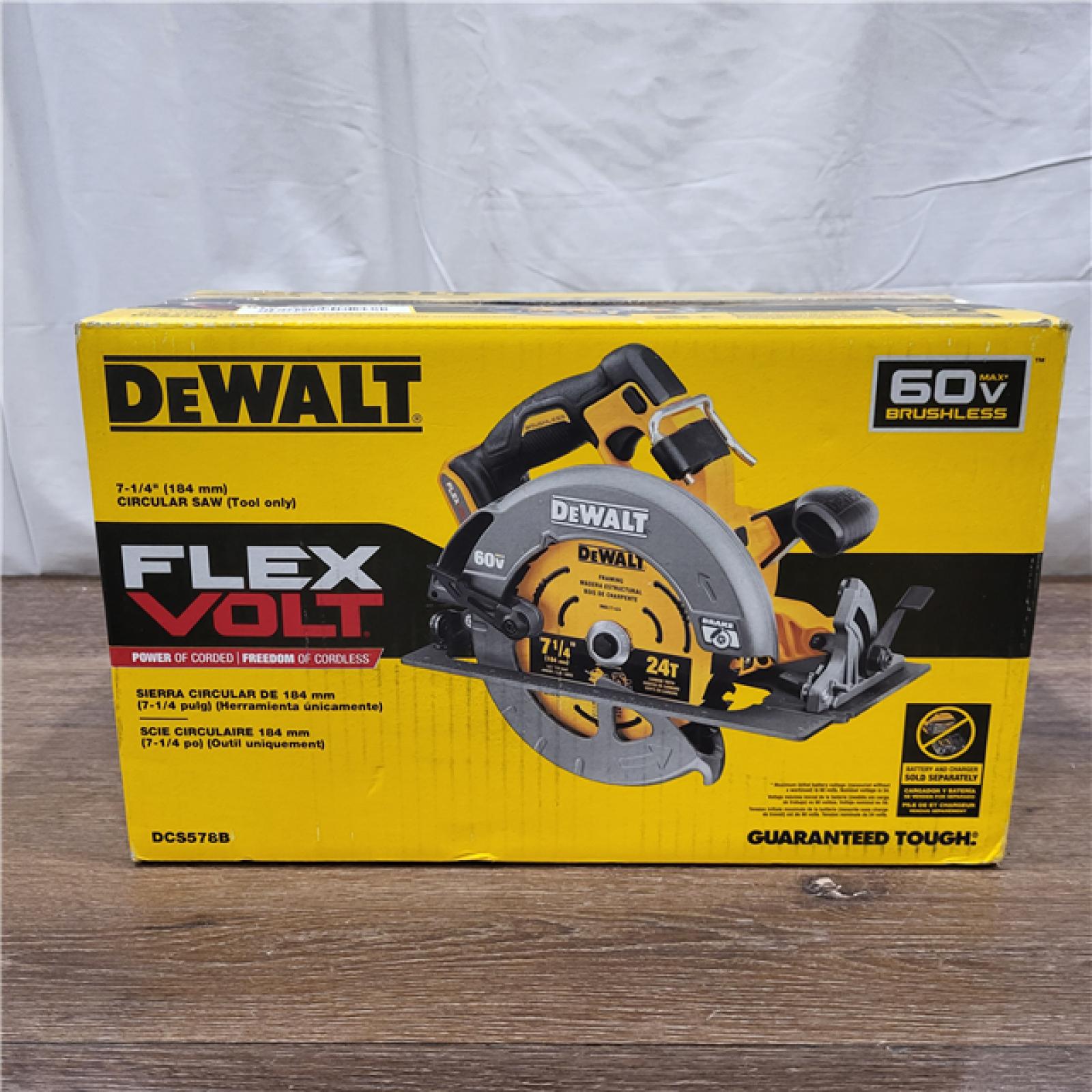 AS-IS DeWALT Flexvolt Max 7-1/4  60V Brushless Circular Saw DCS578B (Bare Tool)