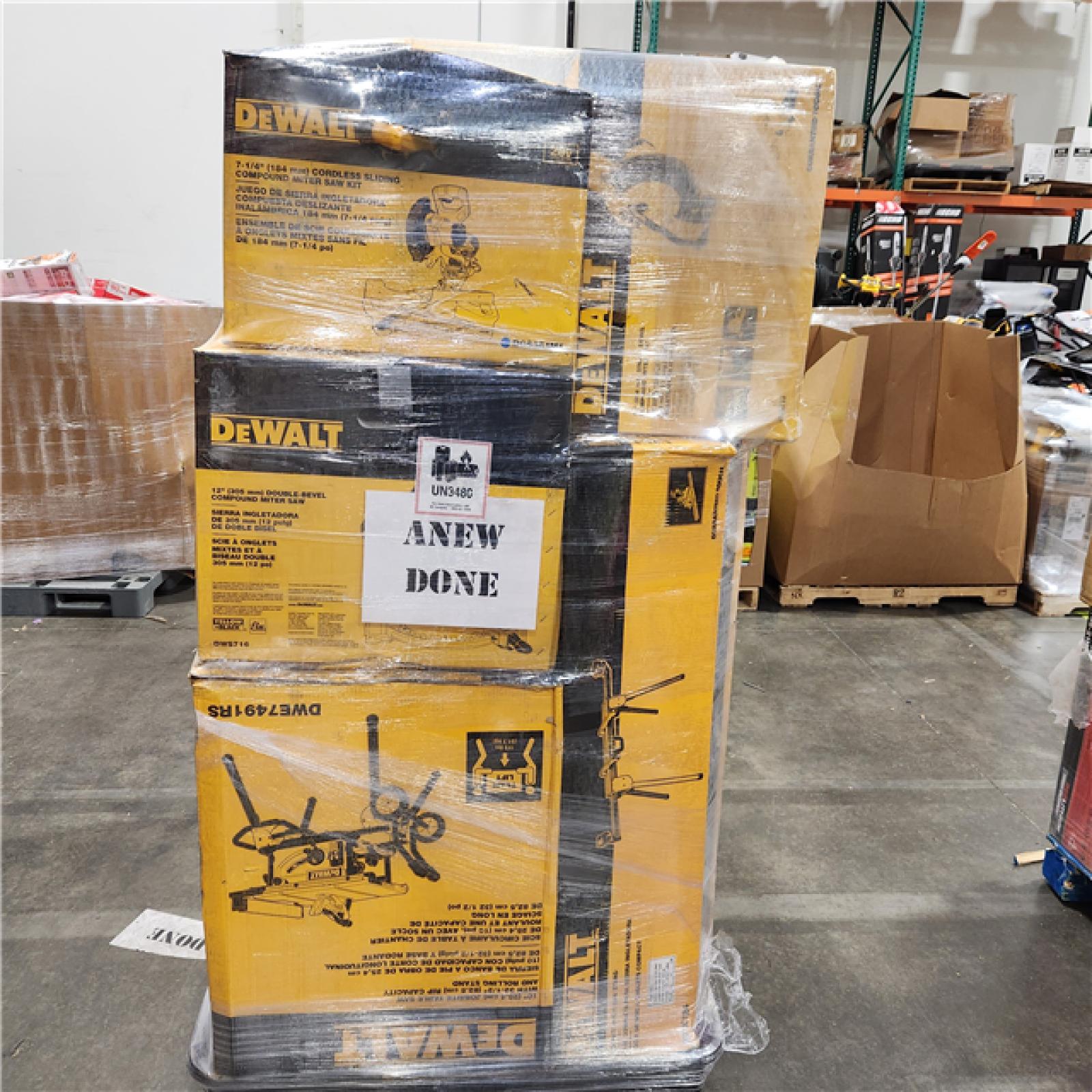 Dallas Location - As-Is DEWALT Tool Pallet