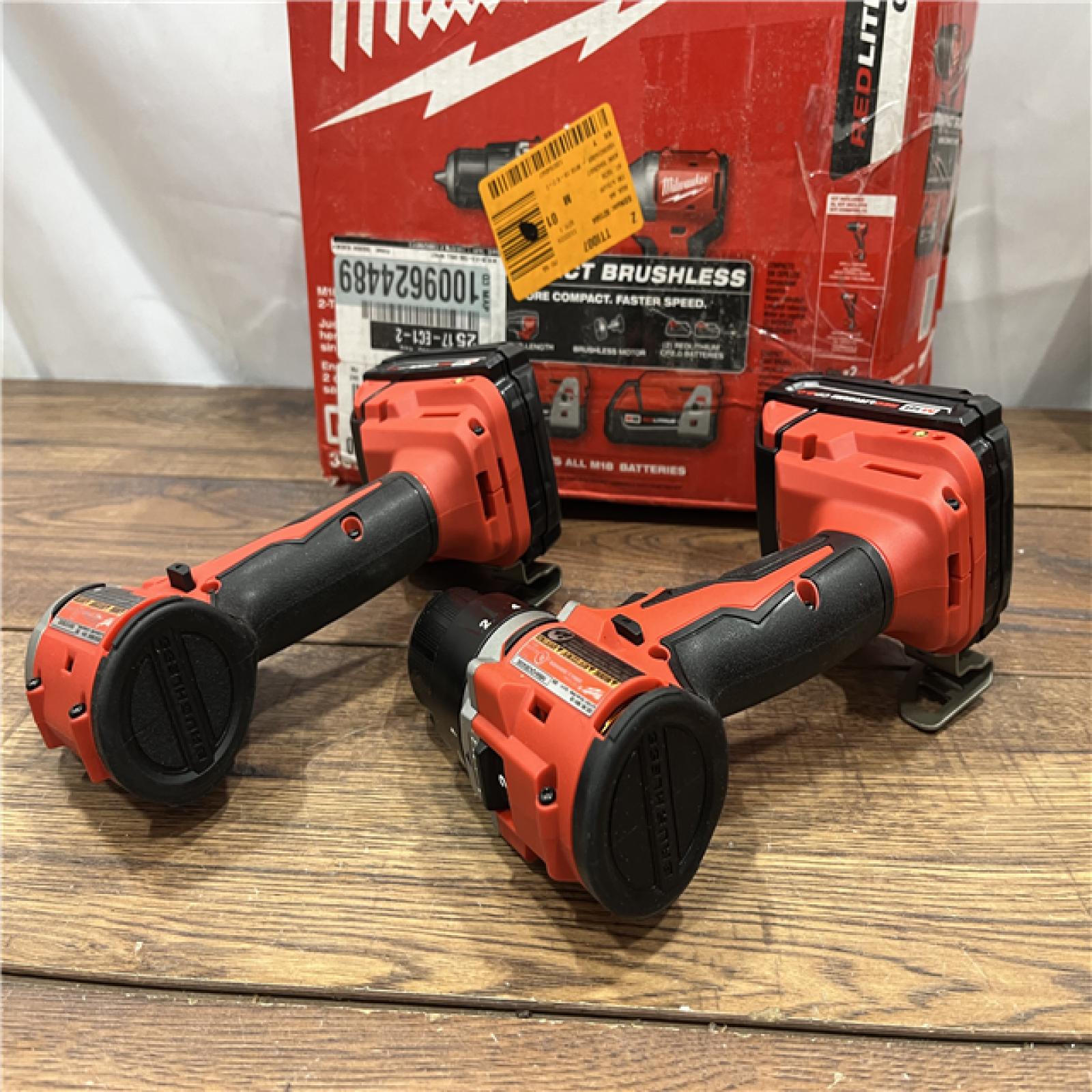 AS-IS Milwaukee M18 Compact Brushless 2-Tool Combo Kit