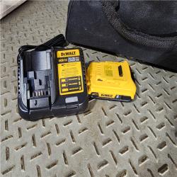 HOUSTON LOCATION - AS-IS (APPEARS LIKE NEW) DeWalt DCN660D1 20V 16 Gauge Cordless Angled Finish Nailer Kit W/ 2Ah Battery