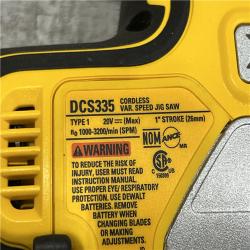 AS-IS DEWALT 20V MAX XR Cordless Barrel Grip Jigsaw (Tool Only)