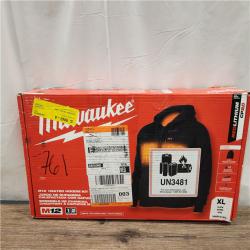 AS-IS Milwaukee M12 Lithium-Ion Cordless Black Heated Jacket Hoodie Kit (X-Large)