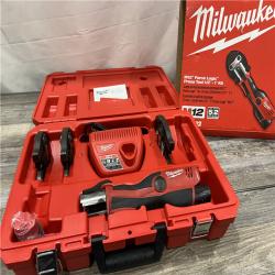 AS-IS Milwaukee M12 Force Logic Press Tool 1/2 in. to 1 in. Kit