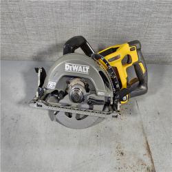 HOUSTON LOCATION - AS-IS DEWALT FLEXVOLT 60V MAX Cordless Brushless 7-1/4 in. Wormdrive Style Circular Saw (Tool Only)