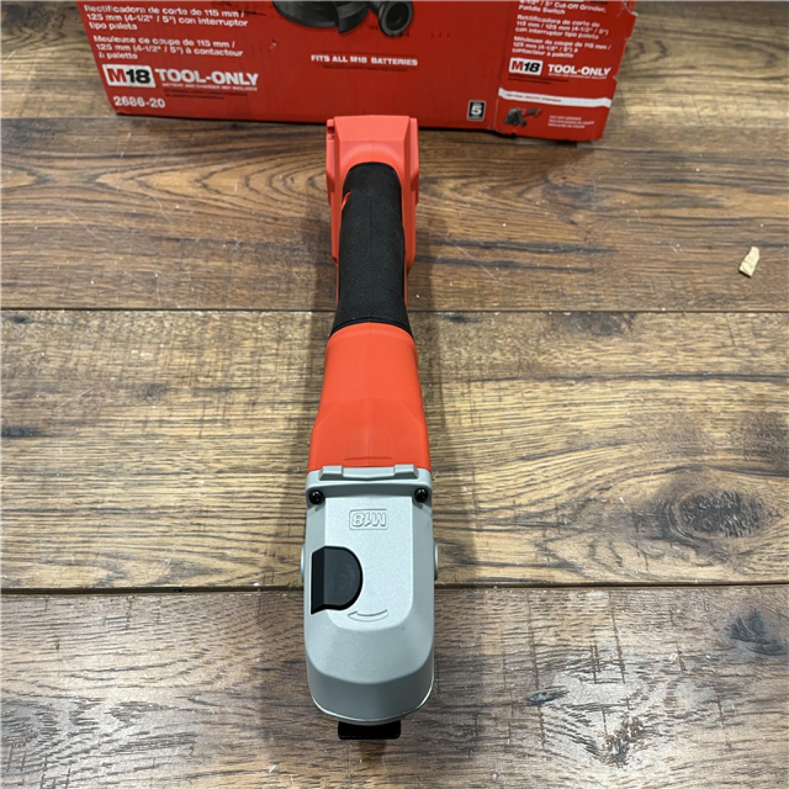 AS IS Milwaukee 2686-20 18V Cordless 4.5 /5  Grinder W/ Paddle Switch (Tool Only)