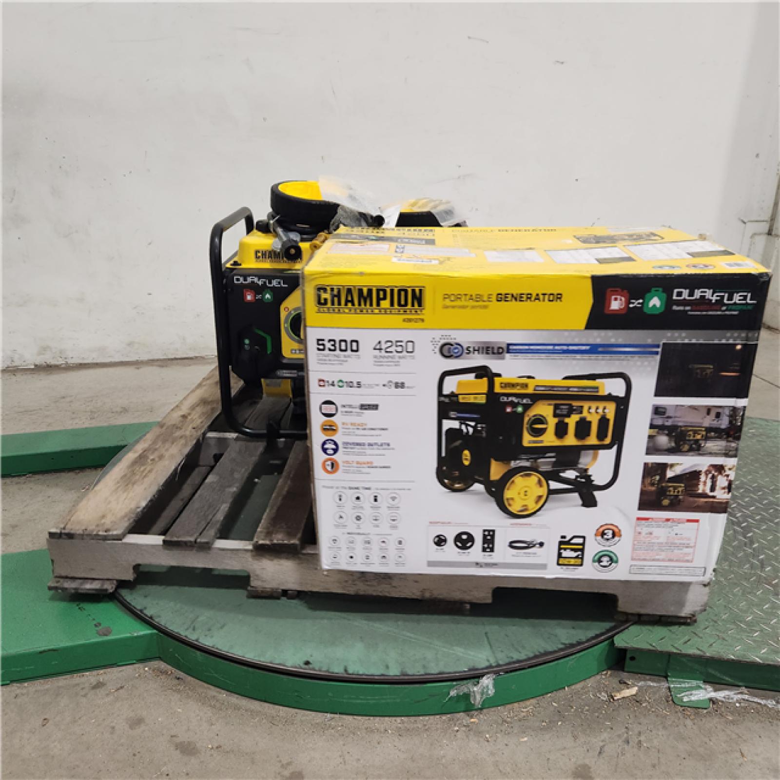 Dallas Location - As-Is Champion 201279 5300W Dual Fuel Generator (Lot Of 2)