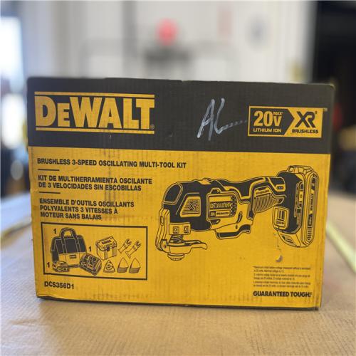 NEW! - DEWALT 20V MAX XR Cordless Brushless 3-Speed Oscillating Multi Tool with (1) 20V 2.0Ah Battery and Charger