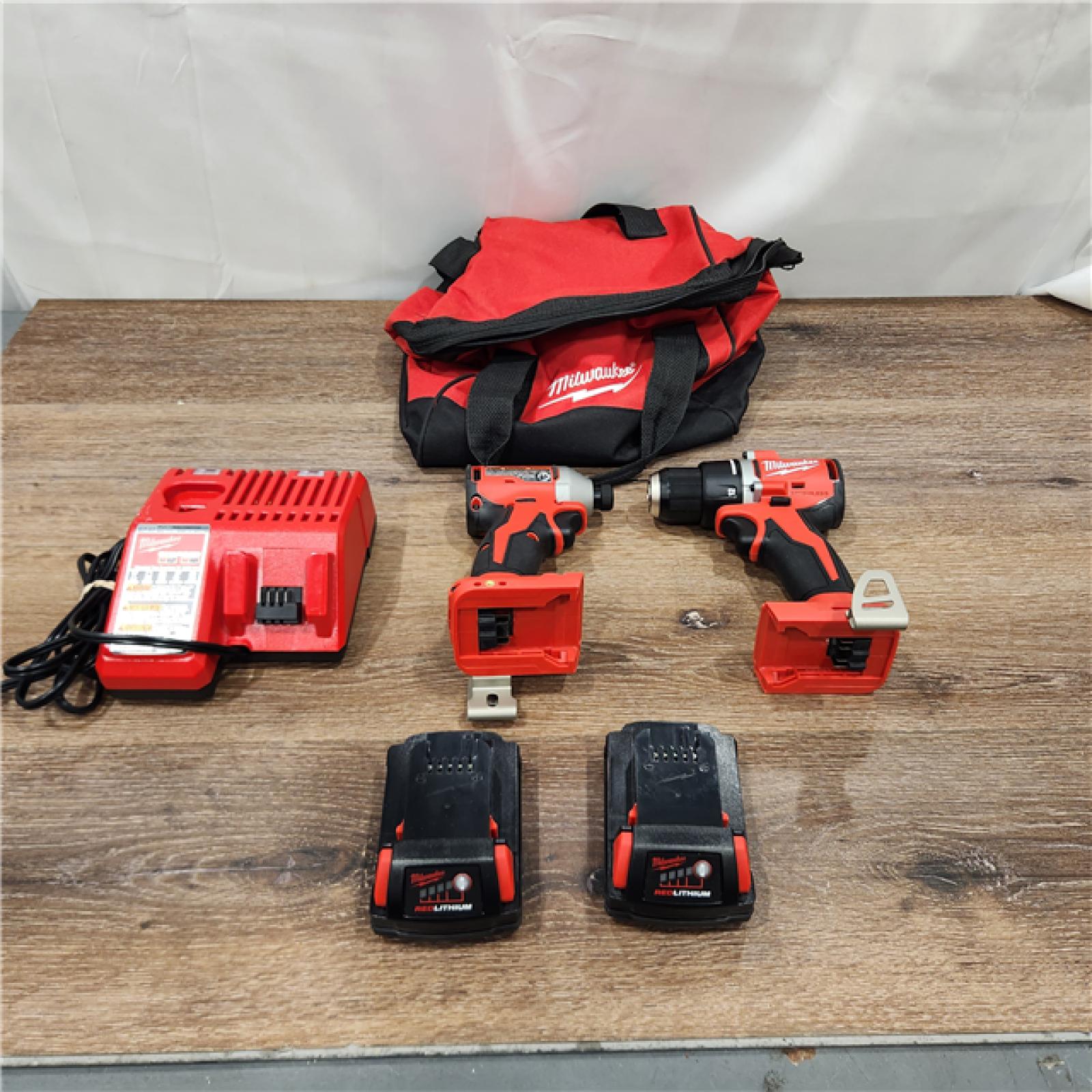 AS-IS Milwaukee M18 Compact Brushless 2-Tool Combo Kit