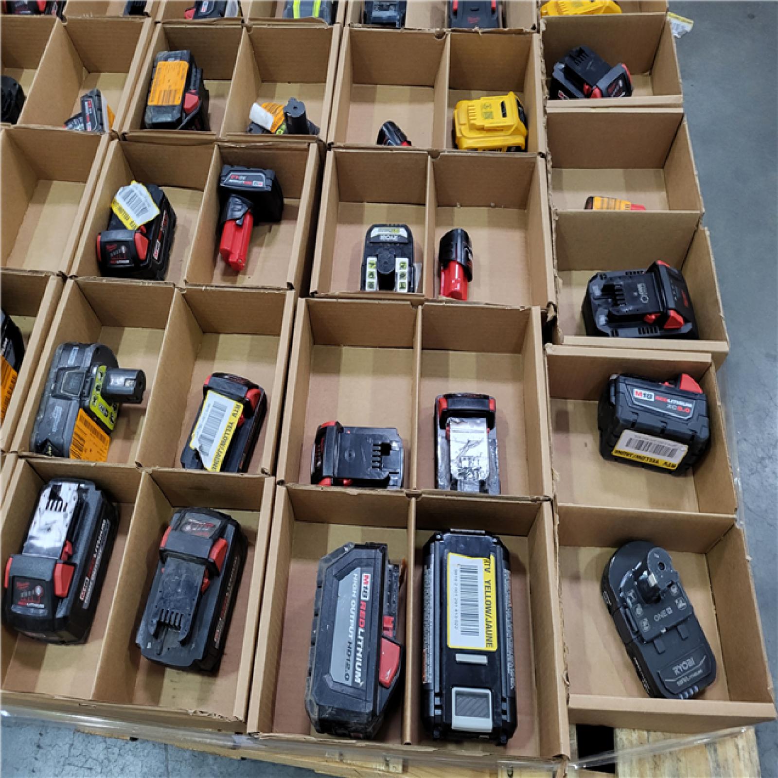 CALIFORNIA AS-IS BATTERY PALLET