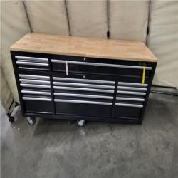 CALIFORNIA AS IS husky 72in. 18-drawer mobile workbench