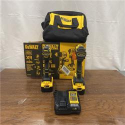 AS-IS DEWALT 20V MAX XR Hammer Drill and ATOMIC Impact Driver 2 Tool Cordless Combo Kit with (2) 4.0Ah Batteries, Charger, and Bag