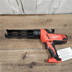 AS-IS Milwaukee M18 18-Volt Lithium-Ion Cordless 10 oz. Caulk and Adhesive Gun (Tool-Only)