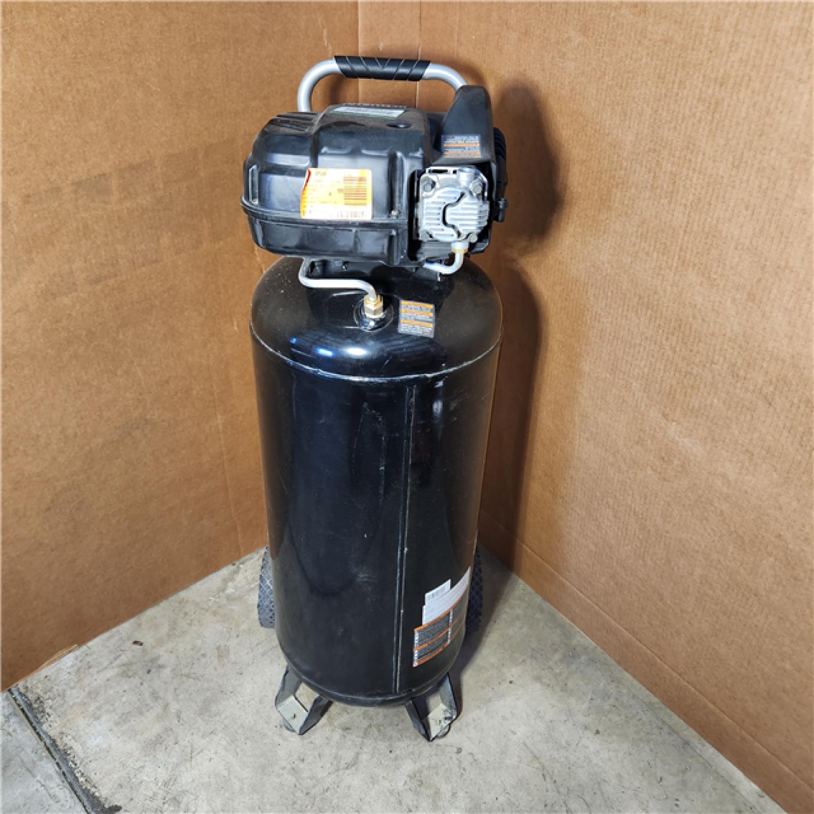 HOUSTON Location-AS-IS-Husky 20 Gal. 200 PSI Oil Free Portable Vertical Electric Air Compressor APPEARS IN USED Condition