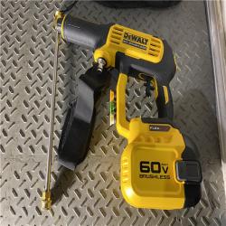 Houston location AS-IS DEWALT FLEXVOLT 60V MAX 1000 PSI 1.0 GPM Cold Water Cordless Battery Power Cleaner (Tool Only)