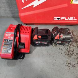 HOUSTON LOCATION - AS-IS Milwaukee M18 FUEL 18V Lithium-Ion Brushless Cordless Hammer Drill and Impact Driver Combo Kit (2-Tool) with 2 Batteries