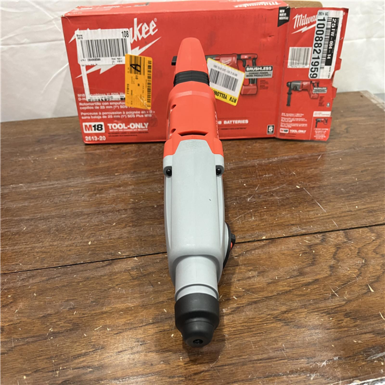 AS-IS M18 18V Lithium-Ion Brushless Cordless 1 in. SDS-Plus D-Handle Rotary Hammer (Tool-Only)