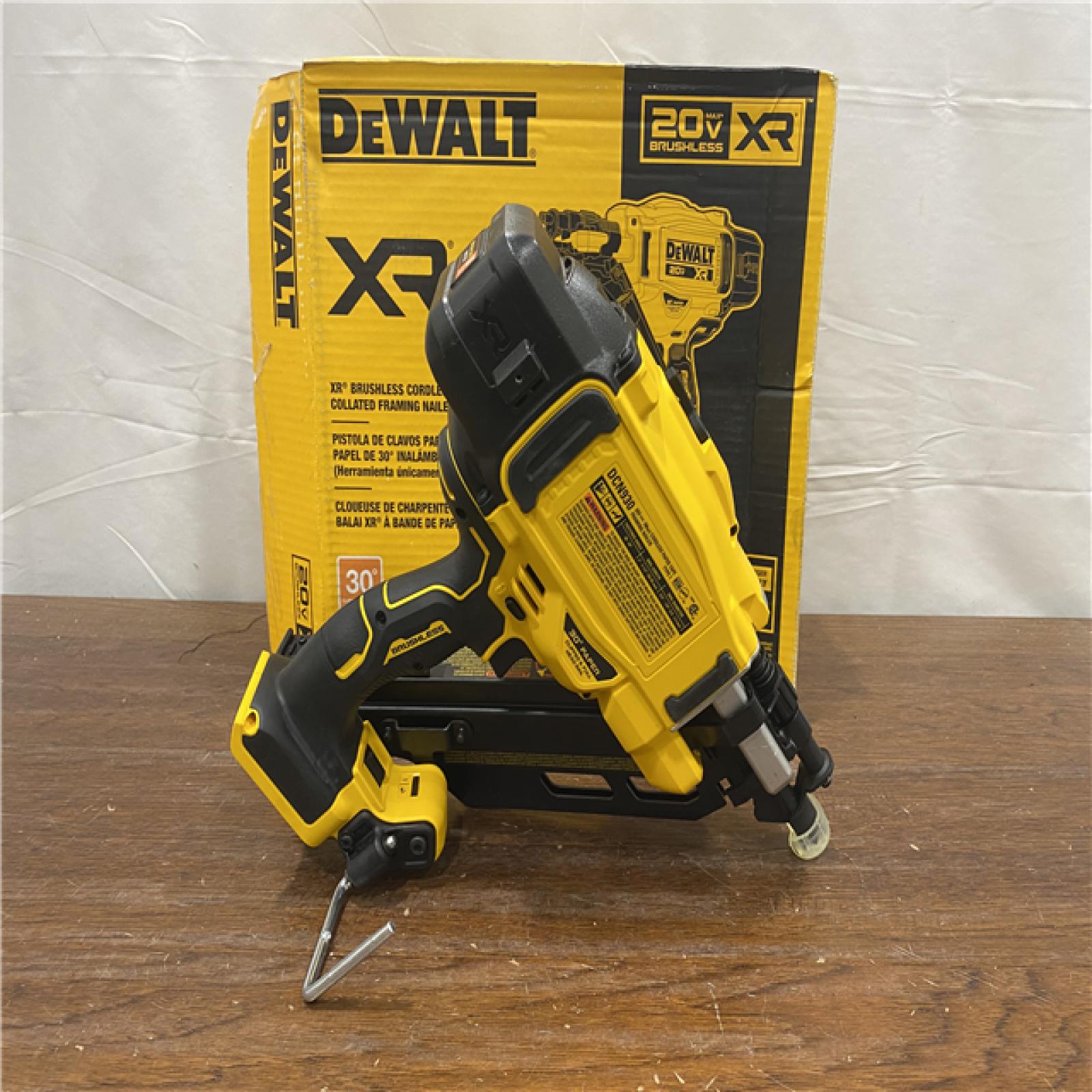 AS-IS DEWALT 20-Volt 30Â° Cordless Framing Nailer (Tool-Only)