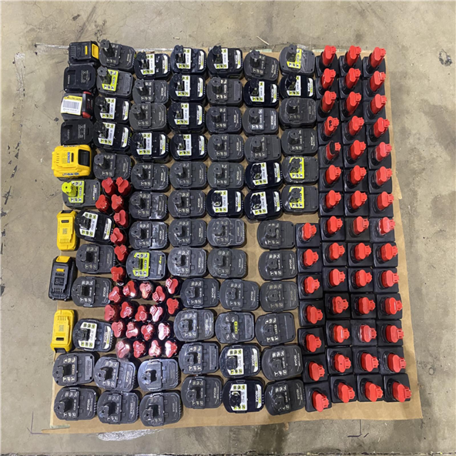 Houston Location - AS-IS Tool Pallet batteries