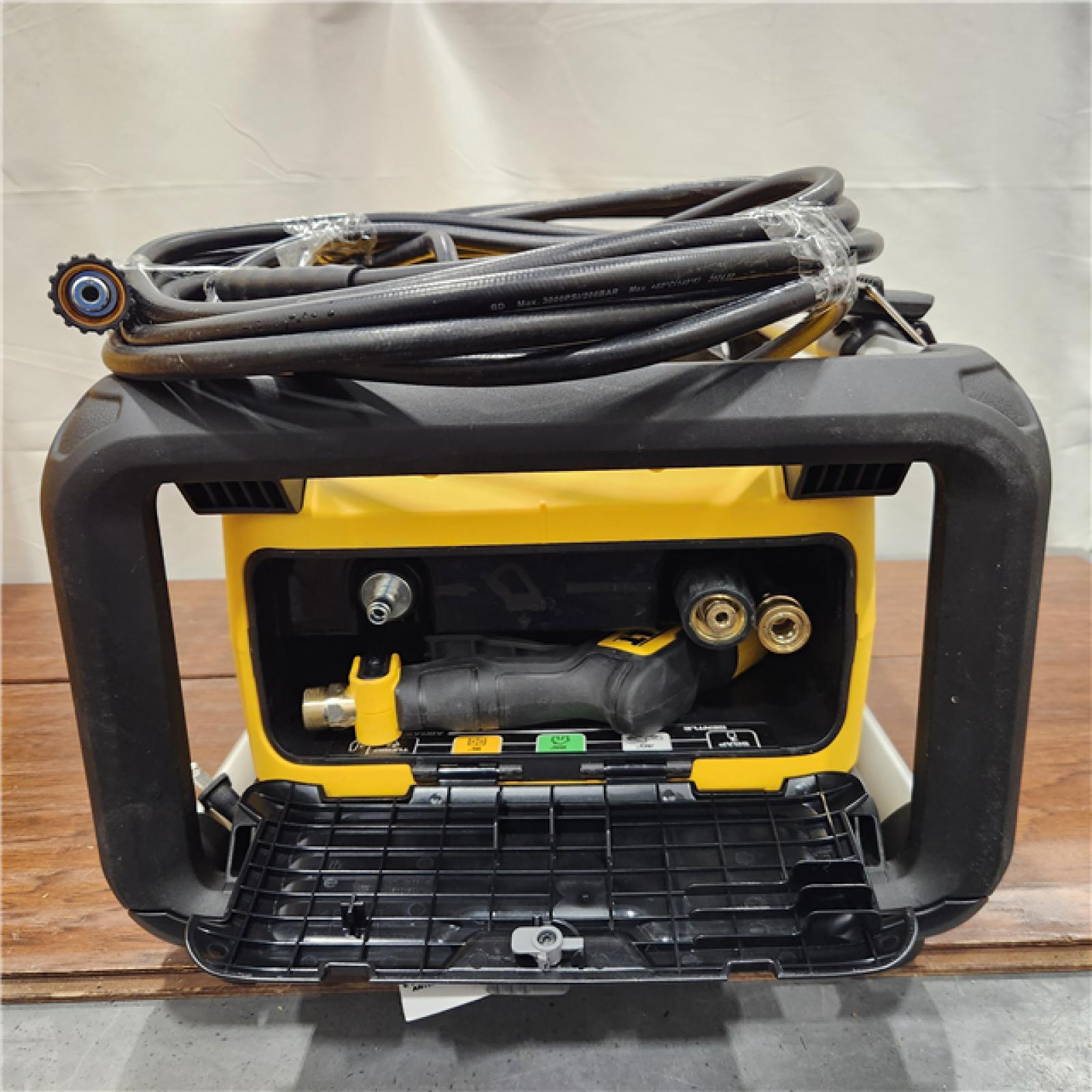 AS-IS DEWALT 3000 PSI 1.1 GPM 15 Amp Cold Water Electric Pressure Washer with Internal Equipment Storage