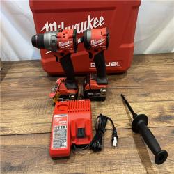 AS ISMilwaukee M18 FUEL 18V Lithium-Ion Brushless Cordless Hammer Drill and Impact Driver Combo Kit (2-Tool) with 2 Batteries