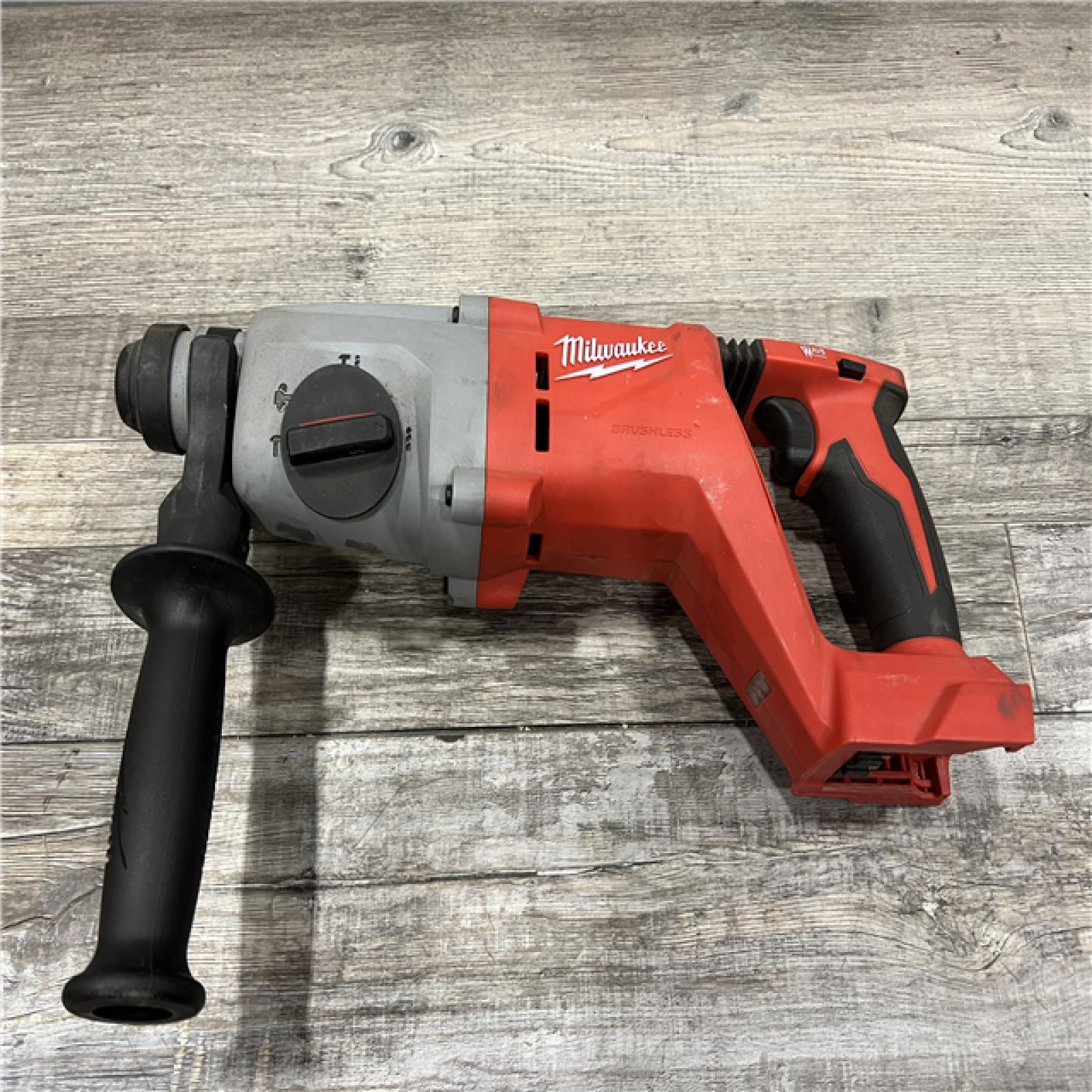 AS-IS MILWAUKEE M18 18V Lithium-Ion Brushless Cordless 1 in. SDS-Plus D-Handle Rotary Hammer (Tool-Only)