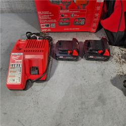 HOUSTON LOCATION - AS-IS Milwaukee M18 18V Cordless Brushed 2 Tool Drill/Driver and Impact Driver Kit